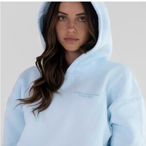 Comfrt Pastel Blue Hoodie Size S, matching sweatpants avail in closet